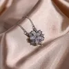 Halskette Ohrringe Set Rosa Zirkon Hochzeit Schmuck Für Frauen Mit Rand Halsketten Und Ringe In Europa Amerika 3-teilig