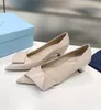 Sommer Luxus Damen Slingback aus gebürstetem Leder Nude Schwarz Weiß Spitzschuh Kitten Heels Lady City Walking Elegante Pumps EU35-43