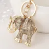 Keychains 5PCS Creative Exquisite Elephant Keychain Fashion Metal Trinkets Car Key Chain Ring For Women Bag Purse Charm Pendant Gift R130