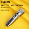 Clippers Enchen Hunter Hair Trimmer For Men Professional Electric Hair Clippers USB RECHARGEABLE Moving Blade justerbar skärningslängd