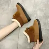 Boots Shoes For Women Chunky Ankle Rhinestone Womens Snow Booties Platform Brown Anti Slip And Low Price Pu Work