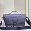 Men Messenger Bag Designer Shoulder Bags M46685 style Pockets Soft Real Leather Bag Luxury Black Flower Handbag Fashion Purse Crossbody Bags