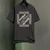 Frühjahr/Sommer 2024 Show Herren Designer Jazzman Motiv Jazz Flyers Kurzarm-T-Shirt aus Strickwaren, lockere Mode, kurze Ärmel, lässiges Herren-Party-T-Shirt, Sport-T-Shirts, T-Shirt