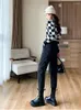 Frauen Hosen Hohe Taille Warm Baggy Cargo Ästhetischen Harem Casual Hose Koreanische Schwarz Gothic Hosen Weibliche Kleidung Pantalones