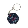 Ringen aangepaste 2D Soft PVC -sleutelhanger voor promotiegeschenk