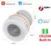 Detektor Tuya Alexa Smart Zigbee 3.0 Batterij USB PIR Motion Sensor Detector 10m Afstand 120 ° Detecteren Hoek Smart Leve App Beweging Sen