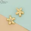 Collane Cordial Design 50 pezzi 14*18mm Orecchini pendenti/Accessori di gioielli/Fai da te/Forma di fiore/Componenti di accessori di gioielli/Fatto a mano