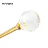 White Glass Crystal Ball Alloy Fairy Wands for Girls Princess Wands Kids Angel Wand Party Cosplay Wedding Birthday Party 91cm