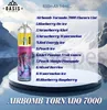 100% oryginalne Tornado Airbomb 7000 Puff Ujeżdżalne E papierosy ładowały akumulator 650 ml 14 ml kapsułki cewki z siatki 7k vape pióro