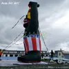 Partihandel 8 m h 26.2ft Hög uppblåsbar fyrverkeri raket King Kong Fire Arrow gratis logotyp Giant Pop-Up Gorilla Firework Model for Promotion