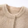 Jackets Women's Winter Shearling Coat Long 100% Wool Natural Fur Trench Coats Lady Genuine Sheepskin Leather Overcoat MH5158L