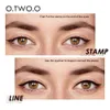 OTWOO 8 pièces tampon Eyeliner liquide crayon noir longue durée imperméable facile à porter cosmétiques maquillage pour les yeux 240220