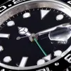 Relógios Top Homens Luxo 116710 Preto Cerâmica Bezel Relógios de Pulso Automático Relógio Mecânico 40mm Agulha Verde Aço Inoxidável Vidro de Safira