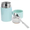 Dinnerware Insulated Cup With Spoon Jar Porridge Container Portable Breakfast Cups Cartoon Milk Student