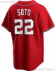 Stitched 2024 Baseball Jerseys 26 Nasim Nunez 13 Nick Senzel 14 Ildemaro Vargas 17 Alex Call 24 Joey Gallo 36 Stone Garrett 16 Victor Robles 30 Jacob Young Joey Meneses