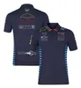 in 2024 the New F1 Racing Suit T-shirt Formula One Short-sleeved Summer Team Drivers Polo Shirt and Quick-drying Clothes Can Be Customized in Size Style.