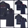 Мужские футболки в 2024 году Новая футболка для гонок F1 Formula-One Летняя рубашка для летних команд с короткими рукавами.