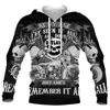 Men's Hoodies 2024 Fashion Horror Skull 3D Printed Men Streetwear Pullover Tops Long Sleeve Sweatshirts Boy Sweatshirt