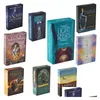 Jogos de cartas Tarot Shaman Cura Oracle Solitaire Descompressão Brinquedo Jogo Orientação Adivinhação Fate Deck Board Adequado para Parte Familiar Dhgcx