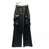 Byxor 2024 Korean Style Girls Leather Pants With Belt Spring Fashion Good Quality 3-12T F297