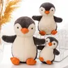 Pluszowe lalki Wysokiej jakości urocza puszysta pluszowa zabawka Piękna pingwina lalka dla zwierząt dziecko pocieszająca zabawka dla dzieci