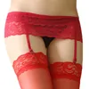 Garters Women Sexy Garter Belt For Stockings Set Femal Lace Panties And Erotic Collocation Hose