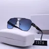 Luxury designer sunglasses, seven styles for men and women, classic summer styles, UV resistant lenses, metal frame sunglasses