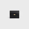 Para klibi ile kart sahibi braza cüzdan marka kart sahibi anahtarlık moda tasarımcı deri cüzdan lüks triomphe cuir kredi bayan çanta erkekler gerçek altın donanım