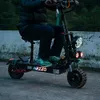 Hezzo F7 US AB Deposu Ücretsiz Kargo off-Road Exoter 60V 6000W Çift Motorlar 45AH Uzun Range 100km 11 inç Yağ Lastik Yüksek Kaliteli Katlanabilir Elektrik Kick Scooter