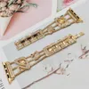 Swan Metal Chain Jewelry Bracelet Diamond Strap Band Link Straps Bands Watchband for Apple Watch Series 3 4 5 6 7 8 9 iWatch 40mm 41mm 44mm 45mm