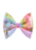 30pcs Cartoon PVC Hair Clip for Girls Cute Star Beads Jelly Bow waterproof Hairpins Children Dance Party Hair Bands Rubber Hai3351804