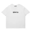 ESS Designer Fashion Letter T-shirt Tryckt Fashion Mens T-shirt Högkvalitativ bomull COMON CASUAL T-shirt Kort ärmad avslappnad bokstav tryckt topp