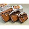 Projektantka Crossbody Bag Women Wysokiej jakości średnia grafika Casual Tote Lekkie dwukolorowe torebki Weekendowe torby 24 cm S3GDS