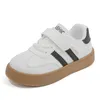 Chaussures de sport pour enfants 2024 printemps automne enfants baskets PU épissage garçons chaussures de sport mode antidérapante filles chaussures de course à semelles souples bébé chaussures de marche