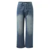 Damen-Jeans, Jean-Jacke, übergroße Baggy-Hose mit hoher Taille, E-Girl-Stil, Streetwear, geeignet für hohe Hosen, Ropa de Mujer