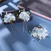 Hair Clips Hairpin Artificial Silk Flower Pins Bride Noiva Wedding Accessories Party Headpieces Women Headdress