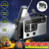 Radio Multifunctionele radio Solar Cranked Radio SOS -alarmfunctie LED LAMP VOOR OUTDOOR WAKEN CAMPINGSPRIJS