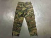 Mäns jeans 2024 Mens Y2K Pants Camouflage Tryckt baggy jeans Harajuku Running Dog Cargo Byxor T240227