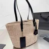 Totes Womentotes Y-Letter Tote Bag Designer Straw Crochet Beach Bags Luxurys Handbag Fashion Classic Large Capacity Solid Color Handbagsh24227