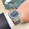 Relógio de pulso tático minimalista ap relógio royal oak série 15510st disco azul masculino negócios moda lazer esportes relógio masculino