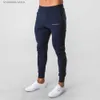 Men's Pants LETE New Style Mens Brand Jogger Sweatpants Man Gyms Workout Fitness Cotton Trousers Male Casual Fashion Skinny Track Pants T240227