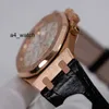 POPULERA WRIST WACK COLLECTION WRISTWATCH AP Titta Epic Royal Oak Time 26320or Mens Watch 18K Rose Gold Automatic Mechanical Sports Watch World Famous Watch Luxury F