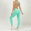 Tuta sportiva regolabile da yoga danza tuta sexy abiti da allenamento per le donne abbigliamento sportivo tuta da donna tuta 240226