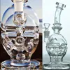 Bong per acqua in vetro Narghilè Heady Dab Rigs Fumatori WaterPipes Pipa per fumo Recycler Bong con giunto da 14 mm