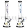 9mm thickness beaker bong Colorful 18 inches tall hookahs funny smoking accessories wax heady bongs quartz banger dab rig water pipe oil rigs glass pipe