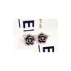 Stud Wholesale-R 반짝이는 패션 고급 고급 클래식 디자이너 우아한 Beautif Camellia Diamond Earrings for Woman Girls Drop Delivery J DH0PH