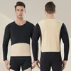 Sous-vêtement thermique homme hiver ensemble homme laine soie Patch costume épaissi Lingerie chaude 2 pièces Thermo vêtements pyjamas