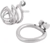 Petit dispositif de chasteté masculine en acier inoxydable, conception ergonomique, serrure furtive pour adultes, cage de confinement solitaire extrême S050 (1,97 pouces/50 mm)