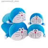 Bonecas de pelúcia tamanho grande Kawaii Doraemon brinquedo de pelúcia macio cheio de desenho animado boneca azul sino gato decoração de casa presente de Natal infantil Q240227