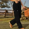 Женские джинсы-карго для бега, джинсовые брюки с завязками, регулируемые, моющиеся, дорожные брюки для женщин, повседневные рабочие брюки для миниатюрных размеров